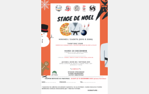 Stage de Noël - Les Martres de Veyre (63)